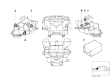 Diagram for 2001 BMW 525i HVAC Heater Blend Door Actuator - 64116935440