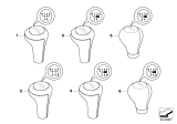 Diagram for BMW 335i xDrive Shift Knob - 25117566267