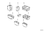 Diagram for 1995 BMW 850CSi Window Switch - 61311383092