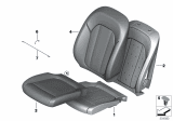 Diagram for BMW 330i xDrive Seat Cushion Pad - 52106994372