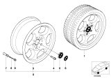 Diagram for 1999 BMW M3 Alloy Wheels - 36112227295