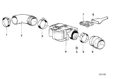 Diagram for 1981 BMW 528i Mass Air Flow Sensor - 13621466113