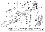 Diagram for BMW 525xi Mass Air Flow Sensor - 13627520519