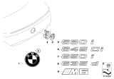 Diagram for 2005 BMW 645Ci Emblem - 51147064056