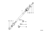 Diagram for 1997 BMW 740iL Steering Angle Sensor - 37141094143