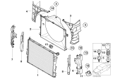 Diagram for 2001 BMW M3 Fan Shroud - 17112228943