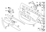 Diagram for BMW 535i Interior Door Handle - 51416983739