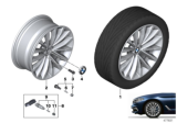 Diagram for 2017 BMW 530i Alloy Wheels - 36116863418