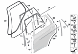 Diagram for 2015 BMW X5 Door Moldings - 51357465925