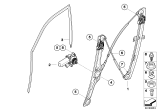 Diagram for 2010 BMW X5 Window Regulator - 51337166379