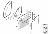 Diagram for BMW X7 Window Channel - 51337428671