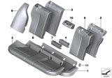 Diagram for 2015 BMW 335i GT xDrive Seat Cushion Pad - 52207274548