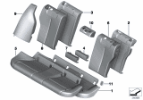 Diagram for 2016 BMW 335i GT xDrive Seat Cushion Pad - 52207274548