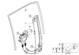 Diagram for 1999 BMW 540i Window Channel - 51348189287