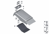 Diagram for BMW Alpina B7 Center Console Latch - 51169179829