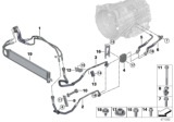 Diagram for 2017 BMW M3 Oil Cooler Hose - 17222284548