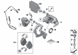 Diagram for 2010 BMW 550i Brake Caliper - 34216793047