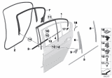 Diagram for 2014 BMW ActiveHybrid 3 Window Channel - 51357258328