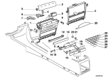 Diagram for 2001 BMW 740iL Cup Holder - 51168163005