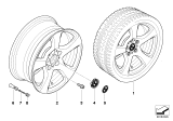 Diagram for 2007 BMW 335xi Alloy Wheels - 36116770239