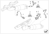 Diagram for 2005 BMW 760i Oxygen Sensor - 11787558179