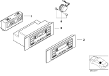 Diagram for 1995 BMW 750iL A/C Switch - 64118375287