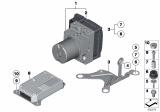 Diagram for BMW 750Li xDrive ABS Control Module - 34526857316