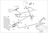 Diagram for BMW 540i Power Steering Hose - 32411095514