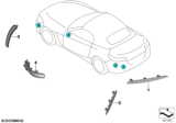 Diagram for BMW Z4 Bumper Reflector - 63148089571