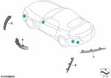 Diagram for BMW Z4 Bumper Reflector - 63148089571