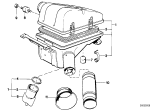 Diagram for 1987 BMW 635CSi Air Filter Box - 13711714470