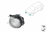 Diagram for BMW X6 Fog Light - 63177317252