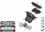 Diagram for 2020 BMW i3s Tailgate Lock Actuator Motor - 51247248075