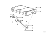 Diagram for 1995 BMW 325i Heater Core - 64118390435