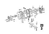 Diagram for 1972 BMW Bavaria Automatic Transmission Seal - 23121201390