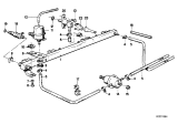 Diagram for 1982 BMW 733i Fuel Pressure Sensor - 13531273329