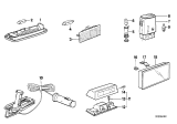 Diagram for 1988 BMW 528e Fog Light Bulb - 07119978256