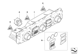 Diagram for 2008 BMW 650i Blower Control Switches - 64119161612