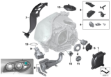 Diagram for BMW ActiveHybrid 5 Light Control Module - 63117343876