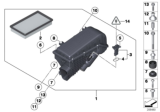 Diagram for BMW 760Li Mass Air Flow Sensor - 13627582337