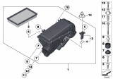 Diagram for 2011 BMW 760Li Air Filter - 13717593250