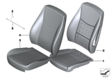 Diagram for BMW X4 Seat Cushion Pad - 52107240057