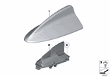 Diagram for BMW 550i xDrive Antenna - 65209141463