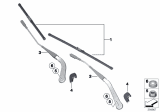 Diagram for BMW 330i Windshield Wiper - 61617171639