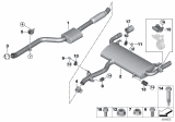 Diagram for 2019 BMW X3 Exhaust Hanger - 18308487312