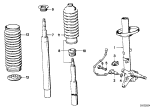 Diagram for 1985 BMW 524td Shock and Strut Boot - 31321128548