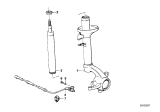 Diagram for 1991 BMW 325ix Shock Absorber - 31311701049