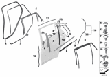 Diagram for 2019 BMW X6 Door Moldings - 51357317805