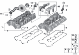 Diagram for BMW X6 M Valve Cover Gasket - 11127566288