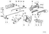 Diagram for BMW 535i Door Handle - 51221928207